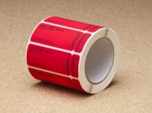 parcelseal void labels red