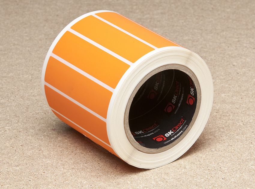 Security labels orange